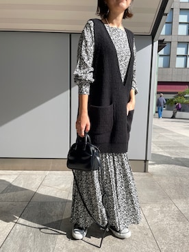 NAMAI_154cmさん（レディース・154cm）の秋コーディネート