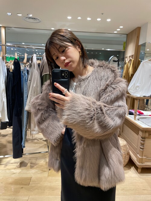 SHENERY新宿店NAMAI_154cmさんのその他アウターを使ったコーディネート 