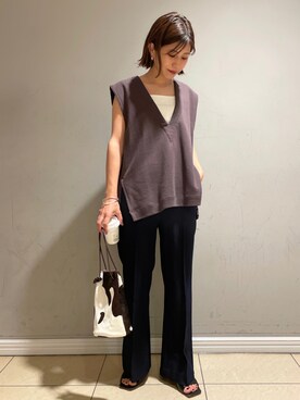 NAMAI_154cmさん（レディース・154cm）の夏コーディネート