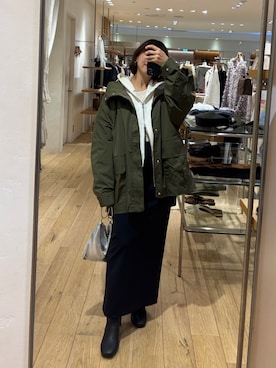 NAMAI_154cmさん（レディース・154cm）の冬コーディネート