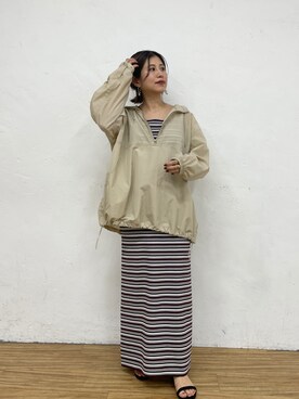 「SHENERY（シーナリー）のアイテム（ブルゾン）」を使った、NAMAI_154cmさん（レディース・154cm）の冬コーディネート