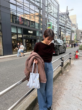 「ダウン」｜NAMAI_154cmさん（レディース・154cm）の秋コーディネート