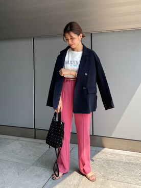 NAMAI_154cmさん（レディース・154cm）の夏コーディネート