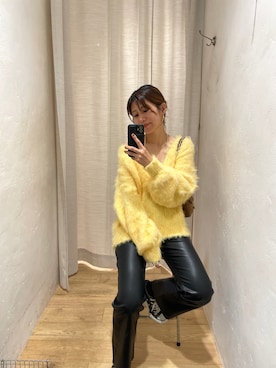 SHENERY（シーナリー）の「フェイクレザーストレートパンツ