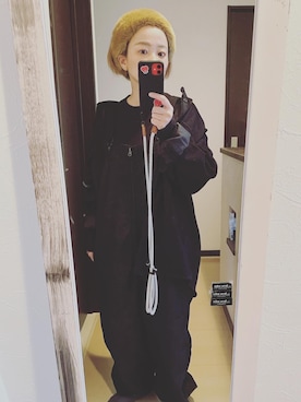 「BEAMS BOY（ビームスボーイ）のアイテム（ヘアバンド）」を使った、MOMOさん（レディース・151cm）の秋コーディネート