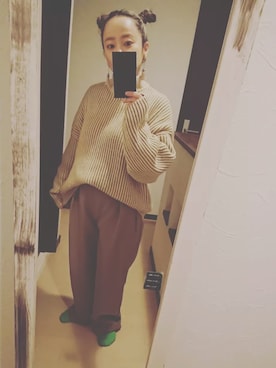 MOMOさん（レディース・151cm）の冬コーディネート