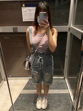 「& chouette（アンドシュエット）のアイテム」を使った、キャミィさん（レディース・158cm）の夏コーディネート