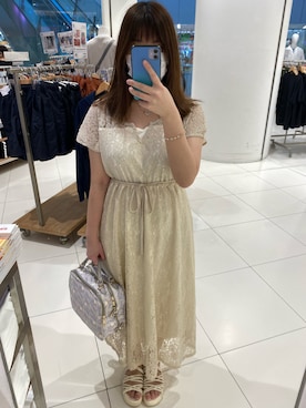 「HoneySalon by foppish（ハニーサロンバイフォピッシュ）のアイテム」を使った、キャミィさん（レディース・158cm）の春コーディネート
