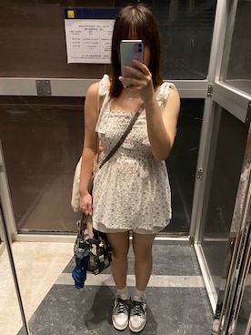 「& chouette（アンドシュエット）のアイテム」を使った、キャミィさん（レディース・158cm）の夏コーディネート
