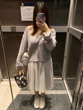 「HoneySalon by foppish（ハニーサロンバイフォピッシュ）のアイテム」を使った、キャミィさん（レディース・158cm）の冬コーディネート
