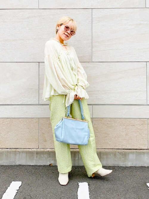 6（ロク）の「＜6(ROKU)＞KOBANA JACQUARD PANTS/パンツ（その他パンツ 