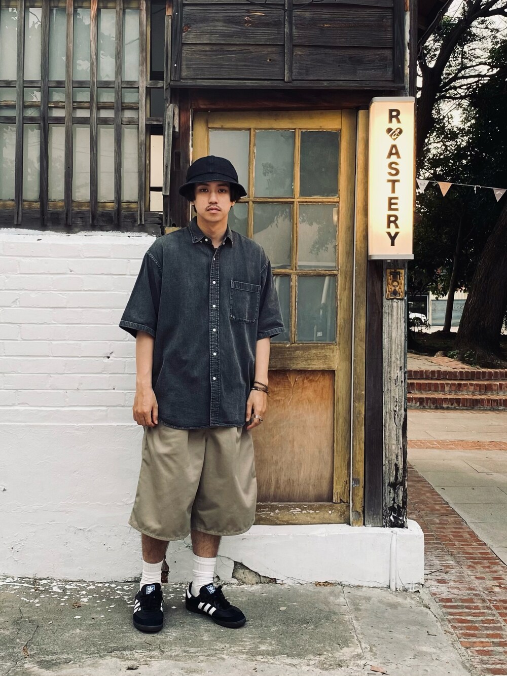 ビームス　beams デニムフリンジシャツ BEAMS（ビームス）デニム イージー ミニレギュラーカラー シャツ