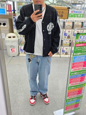 「アイテム（キーケース/キーアクセサリー）」を使った、$luckyさん（メンズ・184cm）の秋コーディネート