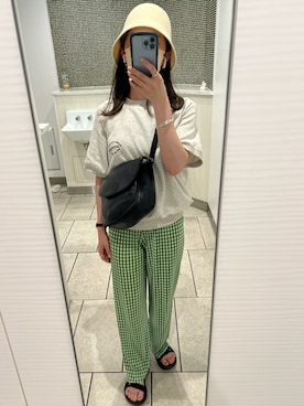 「F.McGREGOR（エフマックレガー）のアイテム」を使った、ayさん（レディース・155cm）の夏コーディネート