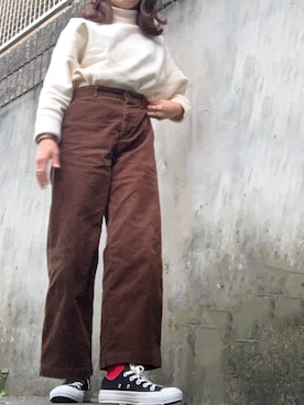 ayさん（レディース・155cm）の秋コーディネート