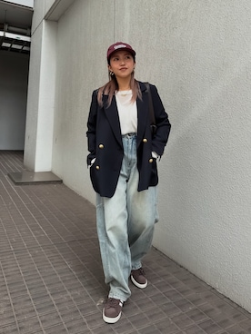 「FREE'S MART（フリーズマート）のアイテム」を使った、MIHOさん（レディース・151cm）の秋コーディネート
