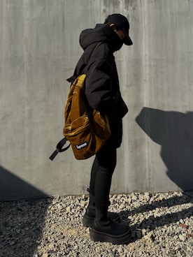 「tiptop」｜「アイテム（ブルゾン）」を使った、MIHOさん（レディース・151cm）の冬コーディネート