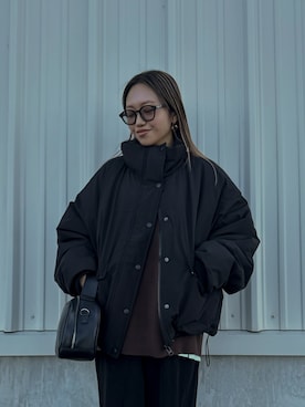 「アイテム（ブルゾン）」を使った、MIHOさん（レディース・151cm）の秋コーディネート