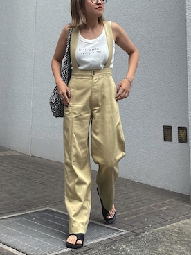 「ANIECA（アニーカ）のアイテム」を使った、MIHOさん（レディース・152cm）の夏コーディネート