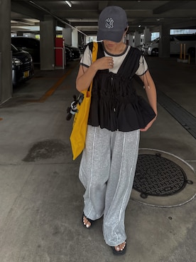 「ママコーデ」｜MIHOさん（レディース・151cm）の夏コーディネート