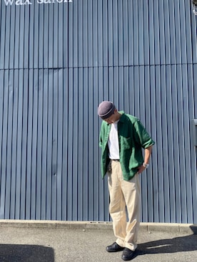 「GALLET（ギャレット）のアイテム」を使った、ryotaさん（メンズ・172cm）の秋コーディネート