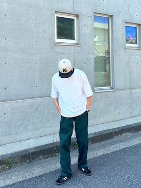 「みんなの白Tフェス」｜「アイテム（チノパンツ）」を使った、ryotaさん（メンズ・173cm）の夏コーディネート