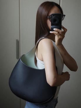 「アイテム（デニムパンツ）」を使った、nattsu___さん（レディース・157cm・20代）の夏コーディネート