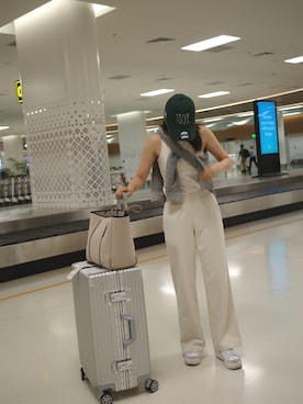 「NEUNA（ヌナ）のアイテム」を使った、nattsu___さん（レディース・157cm）の夏コーディネート