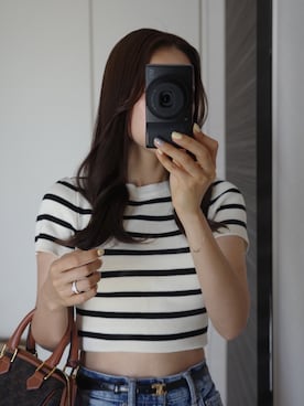 「アイテム（ハンドバッグ）」を使った、nattsu___さん（レディース・157cm・20代）の夏コーディネート