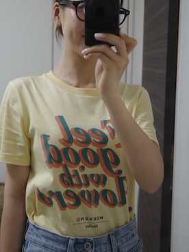 「アイテム（デニムパンツ）」を使った、nattsu___さん（レディース・157cm・20代）の夏コーディネート
