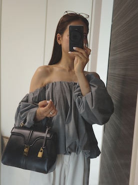 「アイテム（ハンドバッグ）」を使った、nattsu___さん（レディース・157cm・20代）の夏コーディネート
