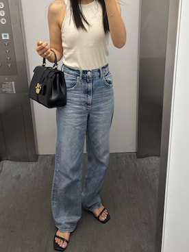 「アイテム（ハンドバッグ）」を使った、nattsu___さん（レディース・157cm・20代）の夏コーディネート