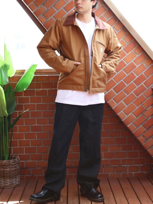 Cowboyダック地デトロイトジャケットキャメル短丈カバーオールアメカジ2XL 8（eight）8(eight)さんのカバーオールを使ったコーディネート - ZOZOTOWN