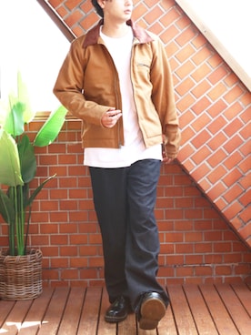 8(eight)さん（メンズ・173cm）の冬コーディネート