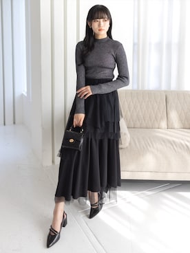 「clear（クリア）のアイテム（スカート）」を使った、clear(クリア)さん（レディース・162cm）の秋コーディネート