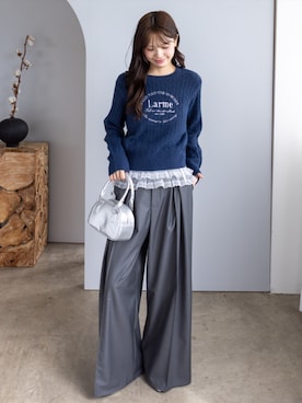 「clear（クリア）のアイテム（スカート）」を使った、clear(クリア)さん（レディース・161cm）の秋コーディネート