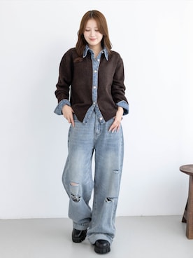 「clear（クリア）のアイテム」を使った、clear(クリア)さん（レディース・163cm）の秋コーディネート