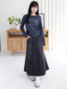 「CLEAR BASIC（クリアベーシック）のアイテム（スカート）」を使った、clear(クリア)さん（レディース・162cm）の秋コーディネート