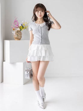 「clear（クリア）のアイテム（パンツ）」を使った、clear(クリア)さん（レディース・162cm）の春コーディネート