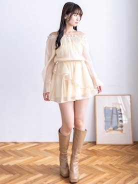 clear(クリア)さん（レディース・162cm）の春コーディネート