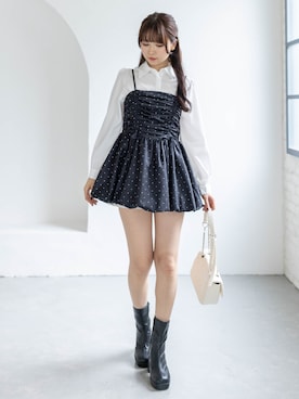 「clear（クリア）のアイテム（トップス）」を使った、clear(クリア)さん（レディース・162cm）の春コーディネート