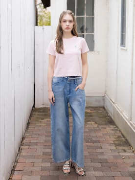 「clear（クリア）のアイテム（パンツ）」を使った、clear(クリア)さん（レディース・170cm）の夏コーディネート