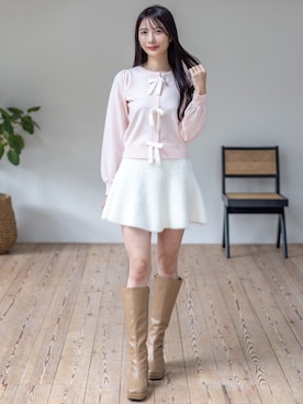 「clear（クリア）のアイテム」を使った、clear(クリア)さん（レディース・165cm）の冬コーディネート