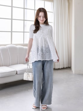 「clear（クリア）のアイテム」を使った、clear(クリア)さん（レディース・163cm）の春コーディネート