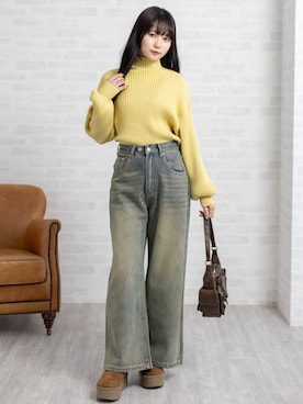 clear(クリア)さん（レディース・162cm）の冬コーディネート