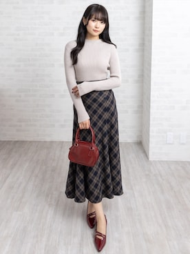 「CLEAR BASIC（クリアベーシック）のアイテム」を使った、clear(クリア)さん（レディース・162cm）の秋コーディネート