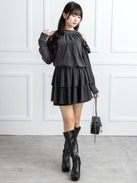 clear(クリア)さん(レディース・162cm)の冬コーディネート