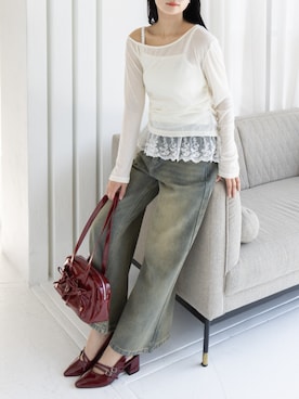 clear(クリア)さん（レディース・162cm）の秋コーディネート