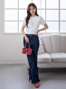 「clear（クリア）のアイテム」を使った、clear(クリア)さん（レディース・161cm）の春コーディネート