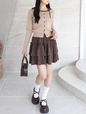 「アイテム（サンダル）」を使った、clear(クリア)さん（レディース・162cm）の秋コーディネート